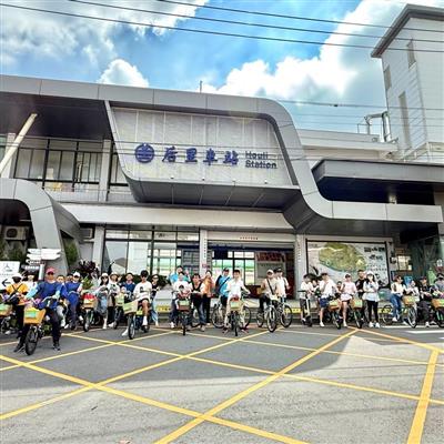 鐵馬追風修辦樂 天倫道場建青團健台中悠遊趣
